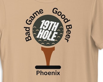 Golf 19th Hole Phoenix Unisex t-shirt