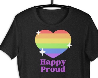Happy Rainbow Unisex t-shirt