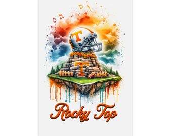 Rocky Top Color Matte Poster