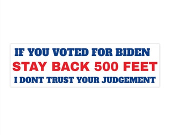 Voted For Biden Bumper Sticker