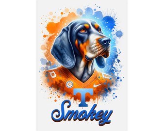 Smokey Color Matte Poster