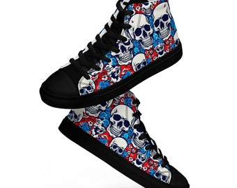 Men’s high top canvas shoes