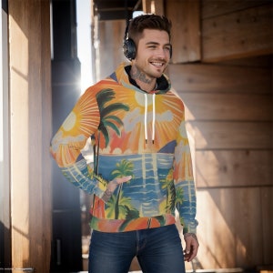 All-Over Print Men's Pullover Hoodie image 3