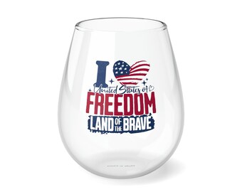 USA Stemless Wine Glass, 11.75oz