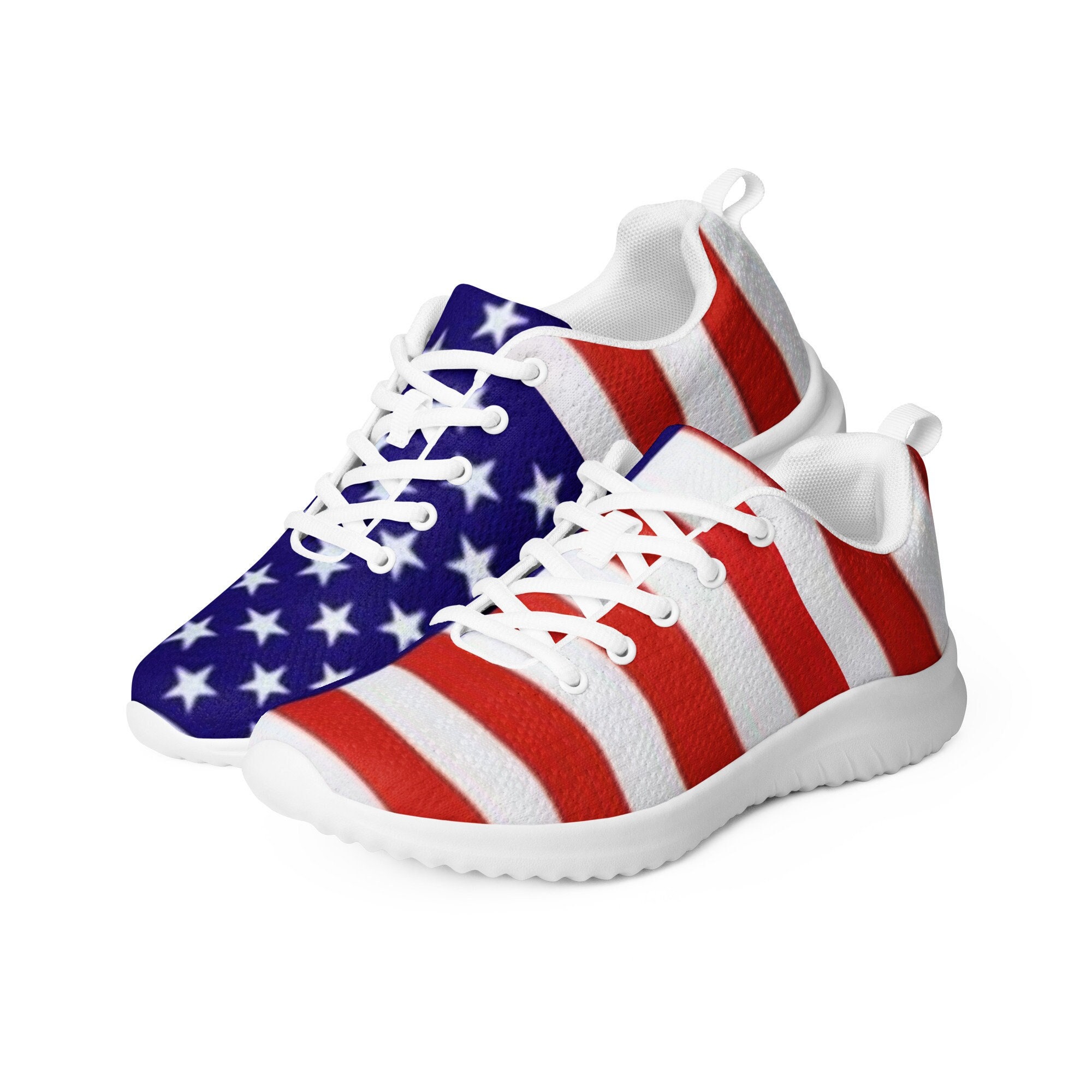 USA, USA Sneakers, Stars and Stripes Sneakers, Red White and