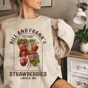 Bill and Frank Strawberry Shirt, Bill and Frank Shirt, TLOU Shirt, The.Last.Of.Us Gift, TLOU Unisex Tee, Strawberries Farm Shirt, TLOU Merch