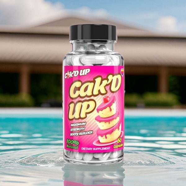 CAK'D UP Booty Enhancement Pills - Natural Curves -