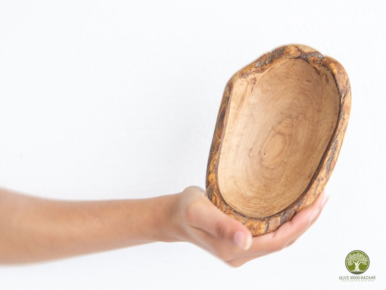 Olive Wooden Bowls Handmade,set of 3 Wooden Bowls Handmade From Olive