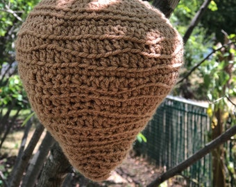 Crochet Hornet deterrent / Hornet nest / Hornet deterrent / Crochet Hornet nest / Hornet nest deterrent / Wasp nest / Wasp deterrent