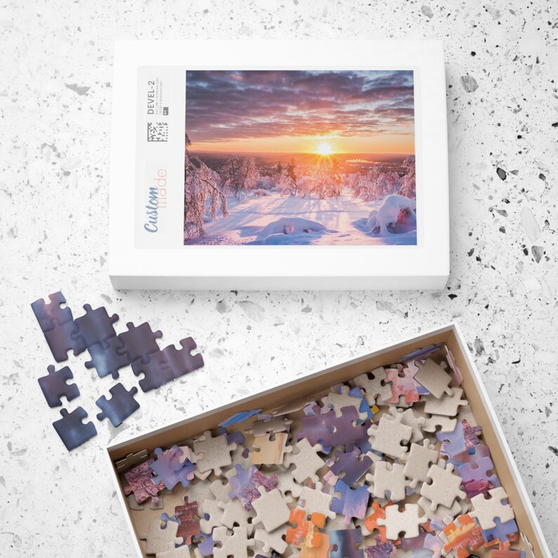Landscape Jigsaw Puzzle Winter Scenery 252 Piece Jigsaw 500 Piece Jigsaw 1014 Piece Jigsaw Game