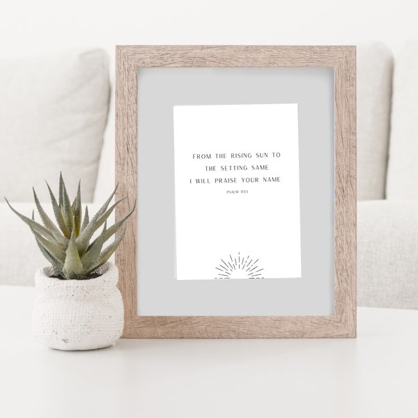 Psalm 113 Etsy