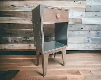 wood nightstand modern