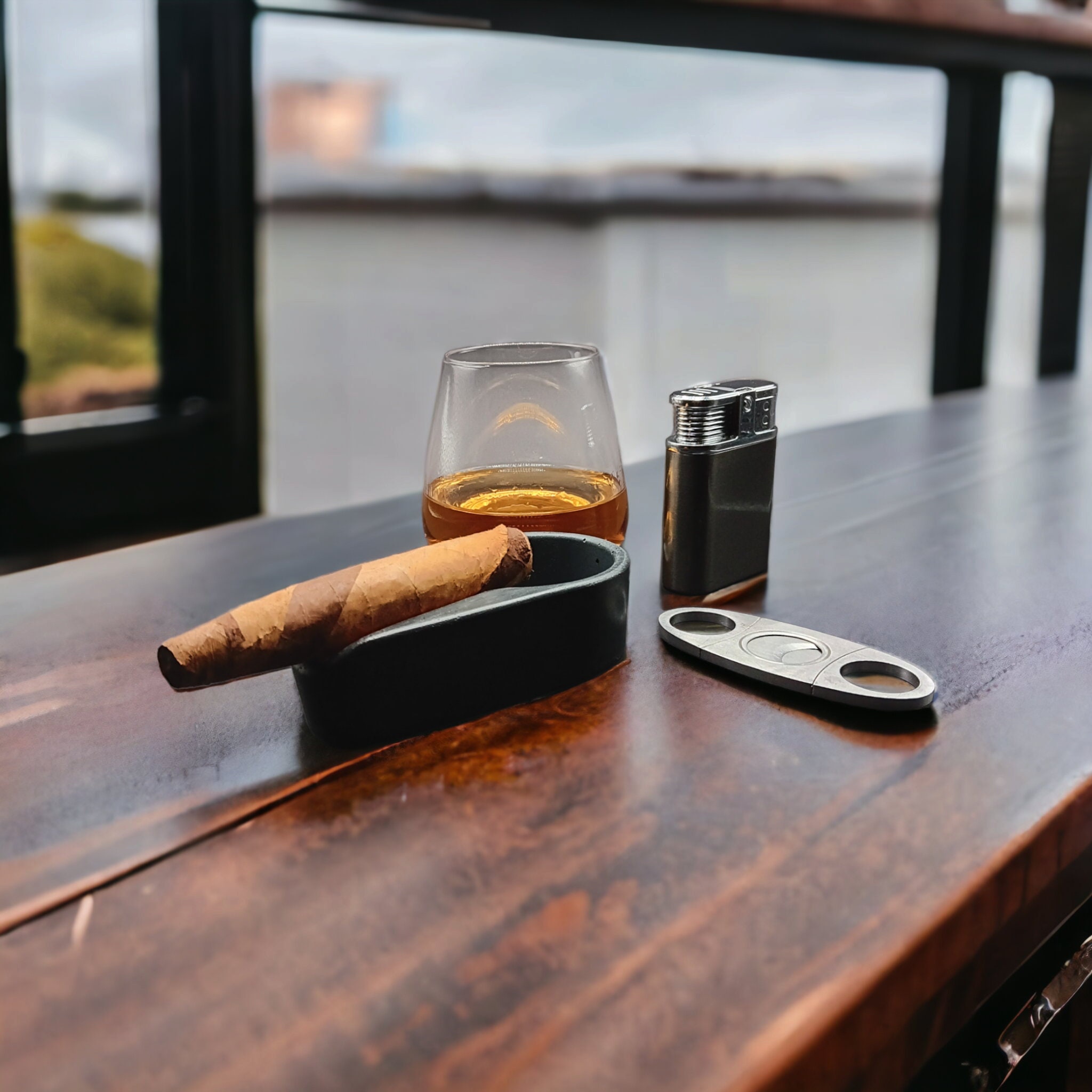 Cigar Ashtrays Handmade Father Valentines Gift Cigar Smoking Essentials