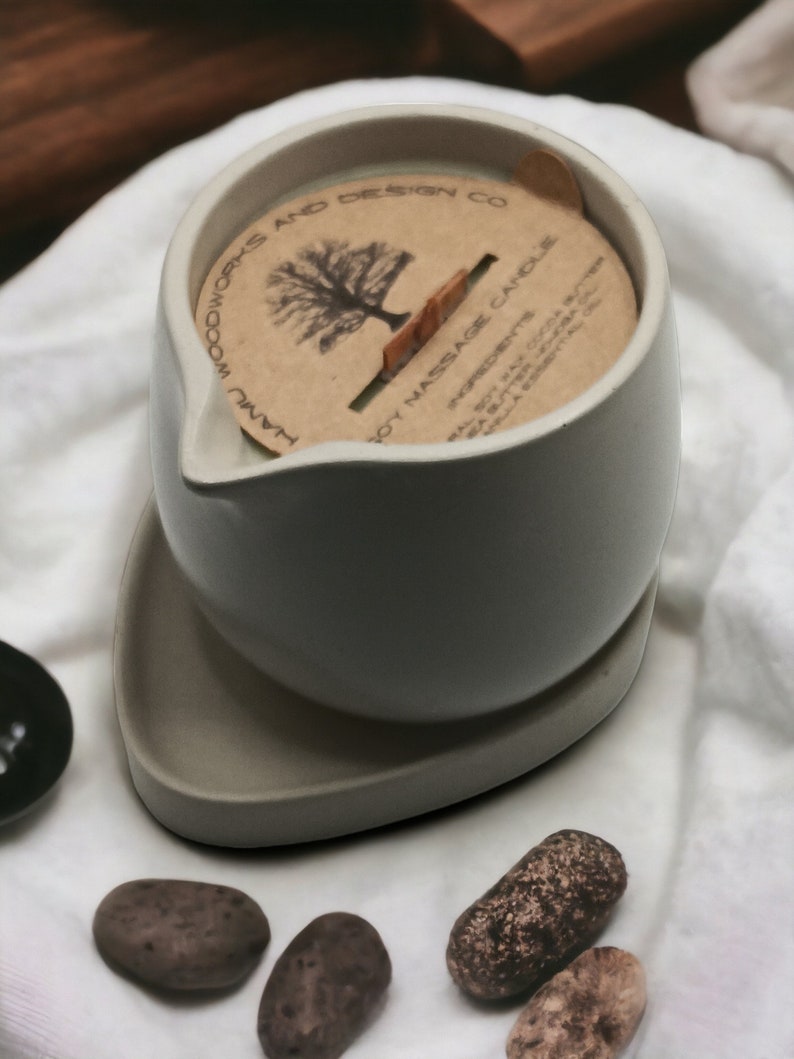 Massage Candle Massage Therapy Gift Couples Massage Oil Handmade