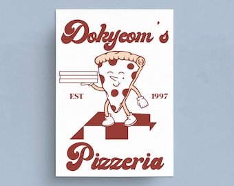 SEVENTEEN "DK Pizzeria" wall print- aesthetic kpop decor DK fan art/ fanart/ dokyeom/Lee seokmin/pizza boy