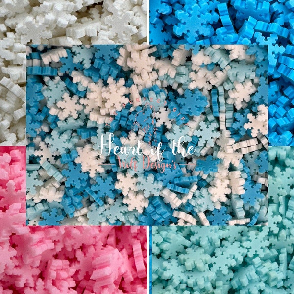 Snowflake 5mm Clay Slices