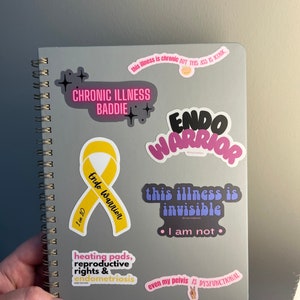 Even My Pelvis Is Dysfunctional Sticker, Funny Endo Warrior Gift image 3