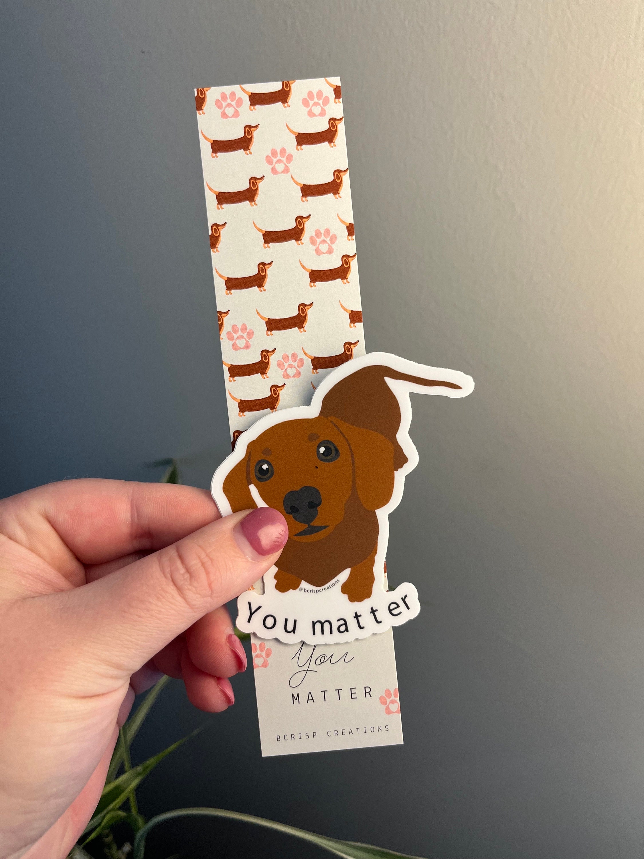 Marque-Pages Teckel En Acier Inoxydable - Lot De 2, Cadeau Pour Amoureux Des Chiens Et Des Livres