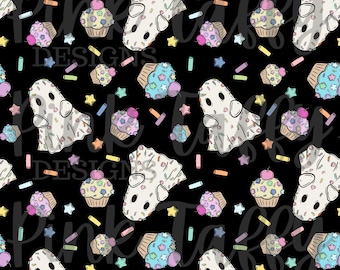 Halloween Geburtstag Oktober Geist süße süße Pastell süße süße süße Pastell süße Halloween Hexe Cupcakes süße Herbst Hexe süße Herbst Hexe Muster