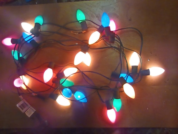 25 C9 Multi Colored Christmas Lights - Etsy