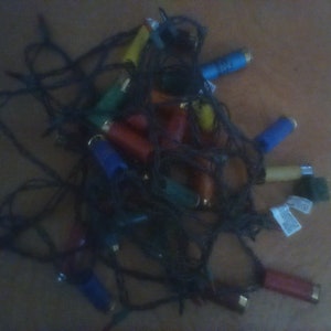 50 count multi colored shotgun shell lights