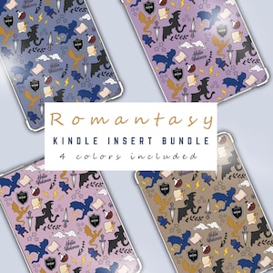 Romantasy Kindle Einsatz | Druckbare Kindle einfügen | Oasis Scribe Basic | Violett und Xaden | Fantasy Romanze Booktok Einlage