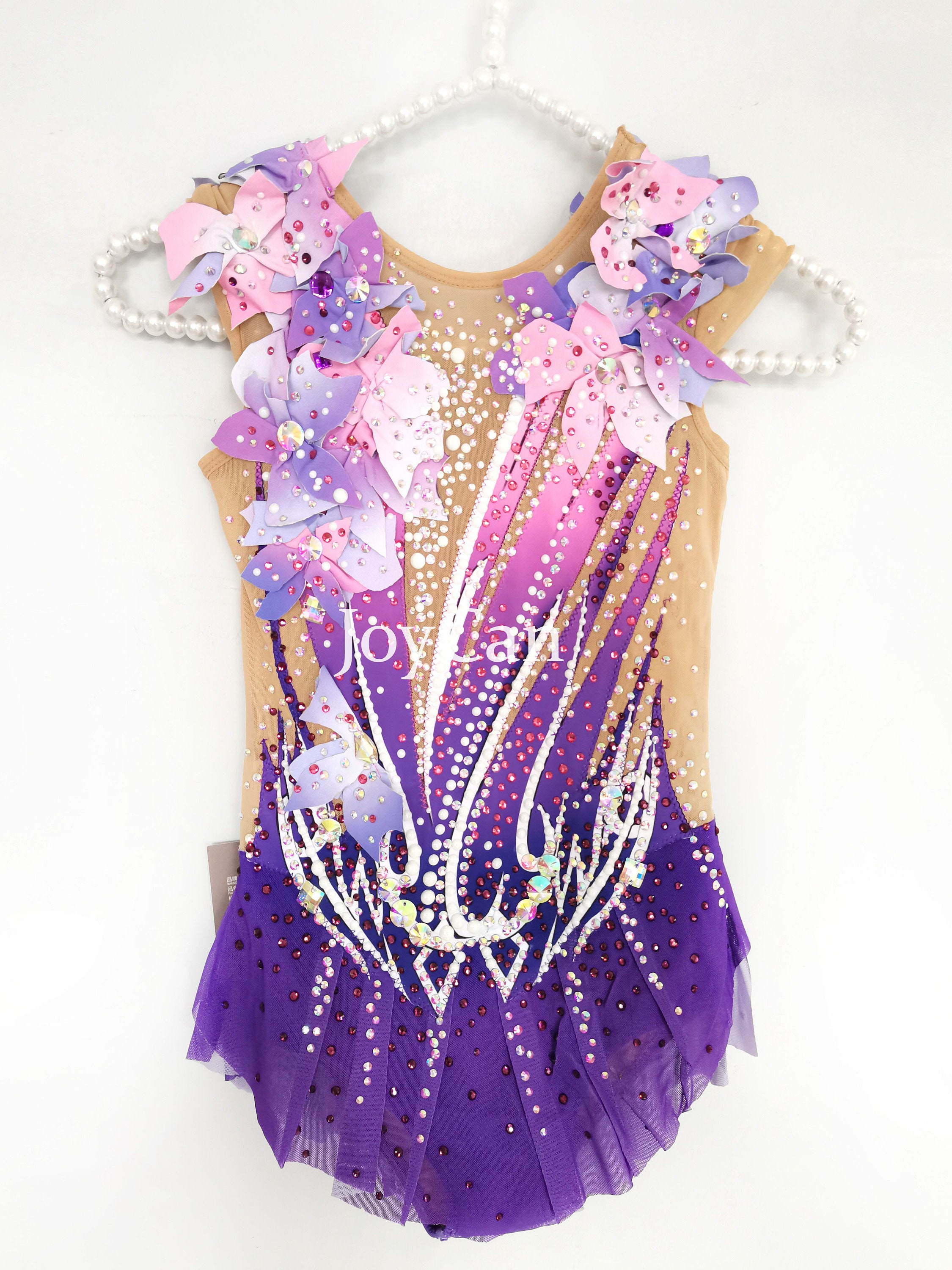 LIUHUO Girls Rhythmic Gymnastics Leotards Purple Women Dance Costumes  Competition : : Clothing, Shoes & Accessories