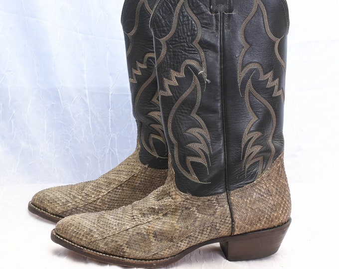 NOCONA Diamondback Rattler Western Boots 12 D Etsy
