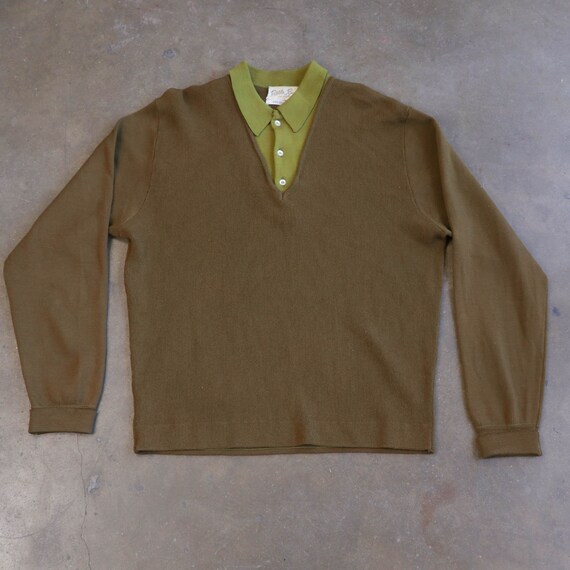 PEBBLE BEACH of California Sweater-Shirt 60s - M/L - image 1