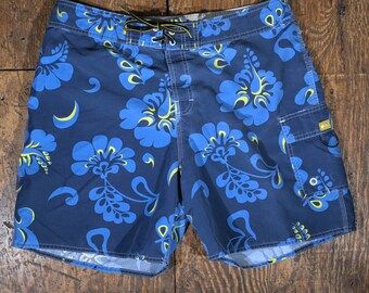 QUICKSILVER Hawaiian Floral Boardshorts – 36