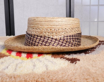 TEXACE Woven Straw Panama Hat - L (7 3/8 - 7 1/2)