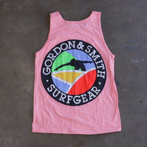 GORDON & SMITH Surfgear Deadstock Pink Tank - S - image 1