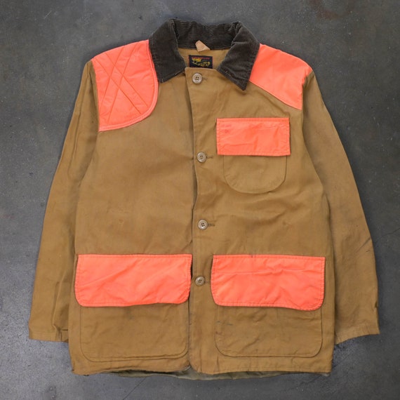 Outdoor Adventures 60s Orange Hunting Jacket M Gem