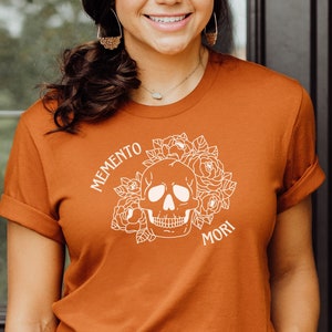 Memento Mori Catholic Shirt Autumn Catholic Skeleton Remember You Are Dust Catholic Halloween Shirt