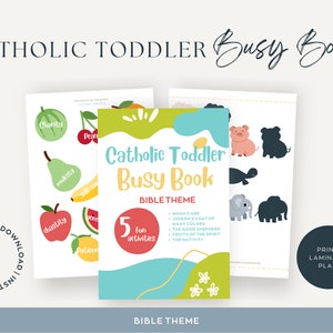 Catholic Busy Book Digital Download Mass Activity Catholic Toddler Activity Book Catholic Quiet Book Catholic Preschool Catholic Toddler