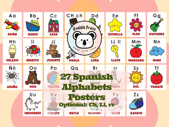 Alphabet Letters In Spanish Printables