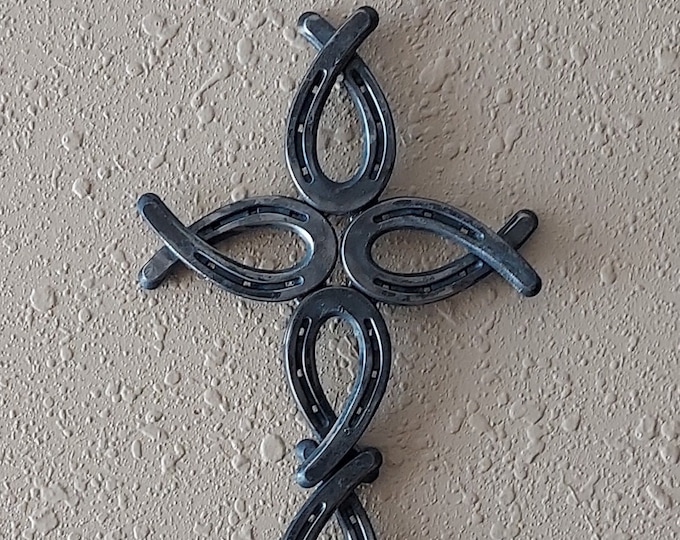 Horseshoe Wall Hanging, Wall Decor, Iron Works, Horseshoe Art, Wall