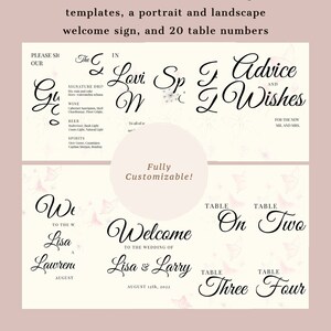 Butterfly Wedding Signage Bundle