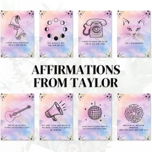 Taylor Swift Inspired Classroom Affirmations Digital Downloads L Boho  Teacher Aesthetic 