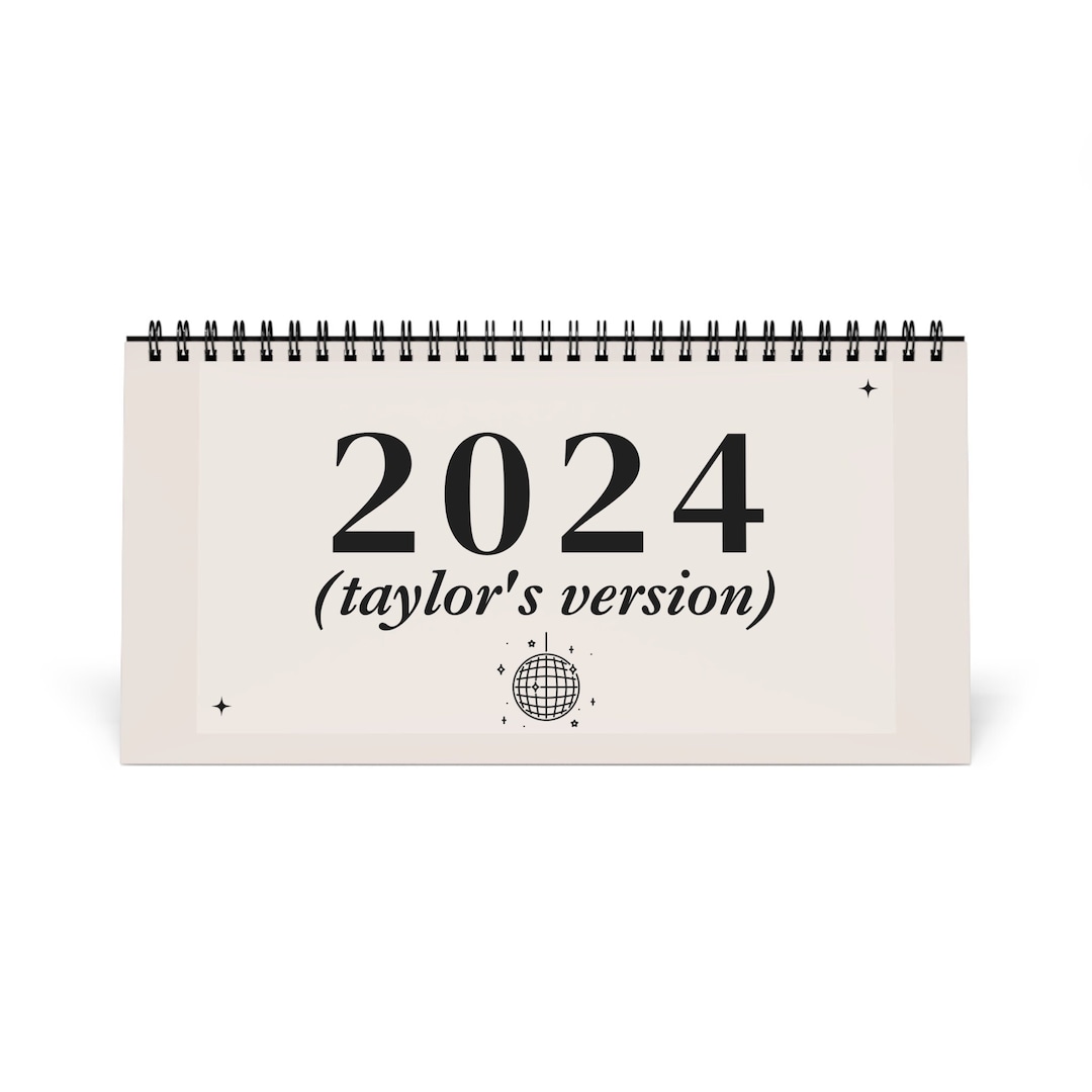 Taylor Swift 2024 Desk Calendar Etsy