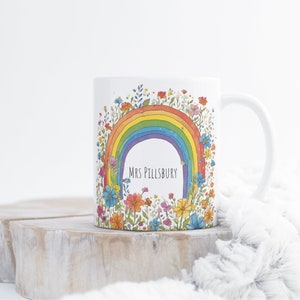 Teacher Gift Personalized, Personalised Coffee Mug, Teacher Thank You, Appreciation Gift, World&#39;s Best Teacher Present Customer Teacher Gift