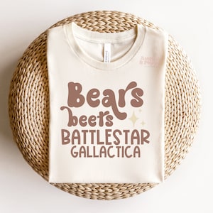 Bears Beets Battlestar Gallactica PNG-Office PNG, pop culture instant download, Office Sublimation design PNG