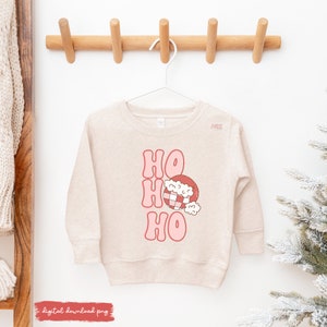 Ho Ho Ho Groovy Santa Christmas Digital Download PNG, Retro Groovy Disco Instant Download PNG, Pink Christmas PNG