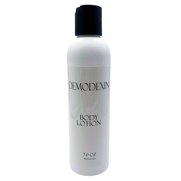Demodexin Body Lotion For Humans With Demodex, Treatment Fast Relief For Dry Itchy Skin Caused By Demodex Mite - 7.0 oz