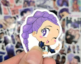 75 PCS Kpop Demon Hunters Stickers – Waterproof Laptop Stickers