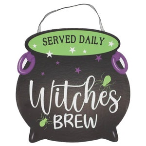 Witches Brew Die Cut Halloween Wall Décor| Halloween Wall Hangings