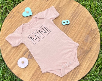 Mini Onesie® | Baby Onesie® | Baby Bodysuit | Announcement Onesie®