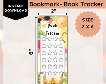 Printable Bookmark for Kids, Bookmark Tracker, Reading Log for Kids ...