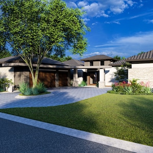Spacious Family Home Plan: 4 Bed, 3 Bath, Garden Oasis (PDF & DWG)