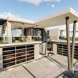 5 Bedroom, 5 Bathroom, 4 Garages, 764m2 (8223ft2) (22m x 20m) (72.17ft x 65.61ft) : Ready To Build House Plans